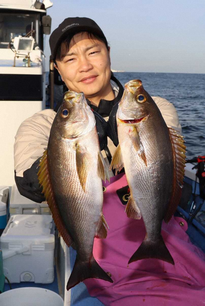 【画像・写真】手巻きでゆっくり30センチ超えイサキ続々、竿頭は43匹！ポテンシャル高い千葉・洲ノ崎沖
