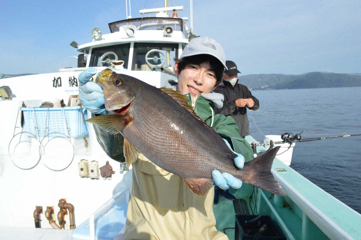 【画像・写真】シーズン開幕さイサキよく42センチ大イサキ　高級五目でクーラーボックス宝石箱
