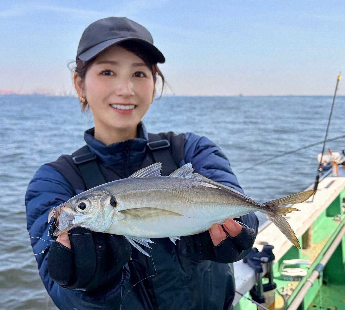 【画像・写真】“味占めた”約30センチの黄金アジ　鮮度抜群!!おいしい刺し身に