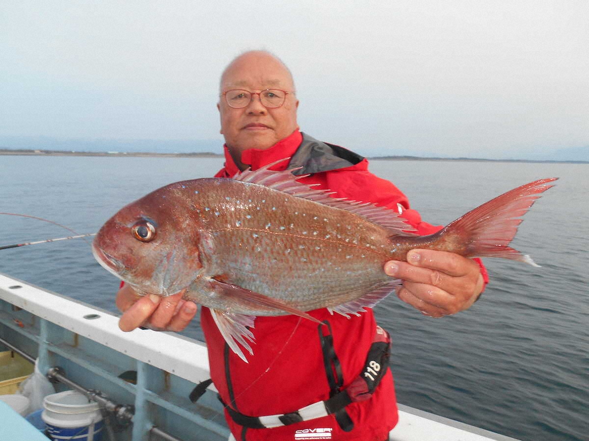 【画像・写真】5キロのヒラメ→4キロのマダイ　夜の“高級魚”リレー　大物潜む直江津沖
