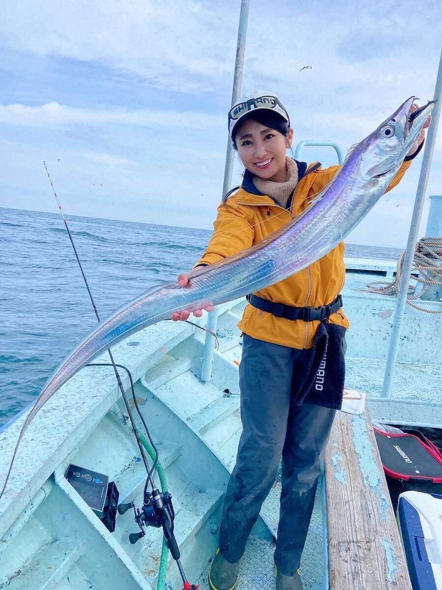 【画像・写真】ハプニング乗り越え初挑戦キハダ80キロに号泣　タレント田中梨乃の忘れられない一日