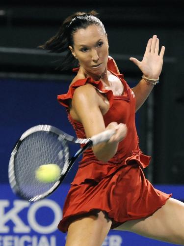 シングルス３回戦でエレーナ・ベスニナを破ったエレナ・ヤンコビッチ