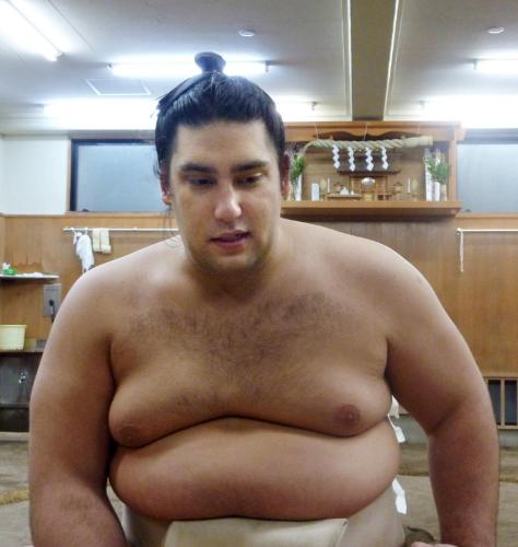 大相撲の八百長問題で番付が発表されず、「残念」と語る魁聖