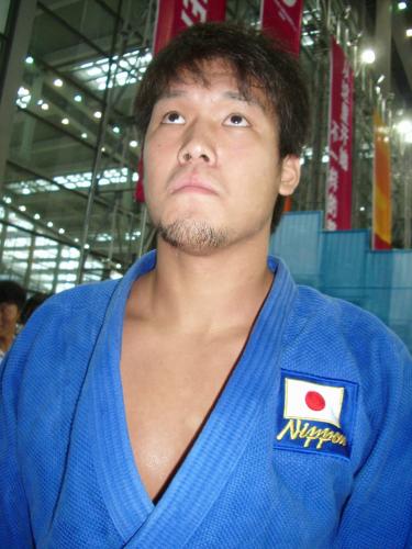 柔道男子１００キロ級で優勝した東海大の羽賀龍之介