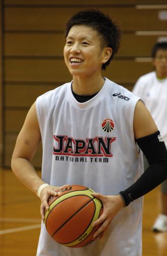 バスケットボールのアジア女子選手権に向け調整する大神