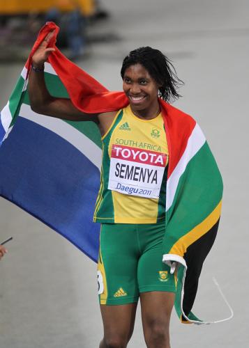 ＜世界陸上　女子８００メートル決勝＞２位だった南アフリカのセメンヤ