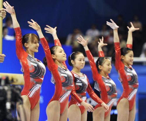 　女子予選　競技に臨む日本チーム