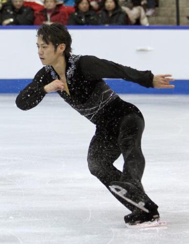 スケートカナダの男子ＳＰで２位となった高橋大輔
