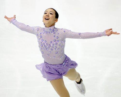 　フィギュアスケートの全日本選手権女子で優勝した浅田真央選手のフリー