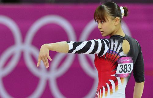 体操女子予選、田中理恵の床運動