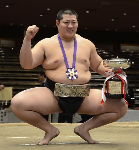 全日本相撲選手権で優勝した遠藤聖大