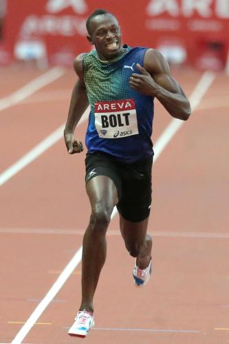 男子２００メートルで今季世界最高の19秒73をマークしたウサイン・ボルト