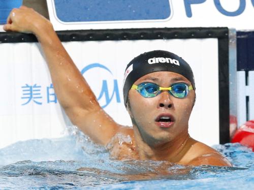 男子50メートル平泳ぎ準決勝で全体の15位に終わった北島康介