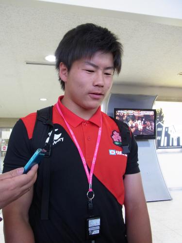 ラグビー日本代表の育成選手から代表選手に昇格し、２６日のアジア・パシフィックドラゴンズ戦の先発が決まったＷＴＢ石井魁