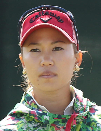 女子ゴルフの上田桃子