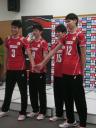バレーボール男子日本代表、期待の若手４選手でグループ
