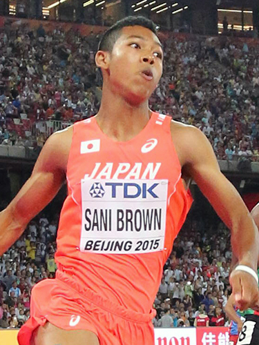 男子２００メートルで予選通過したサニブラウン・ハキーム