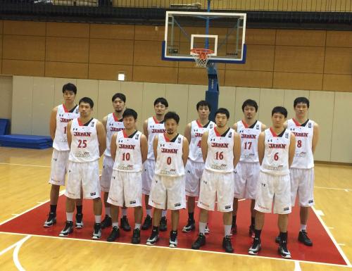 リオデジャネイロ五輪切符が懸かるアジア選手権に向けて練習を公開したバスケットボール男子日本代表