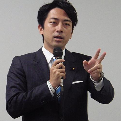 日本陸連の「ダイヤモンドアスリート」育成プロブラムで公演を行うことが決まった小泉進次郎衆院議員