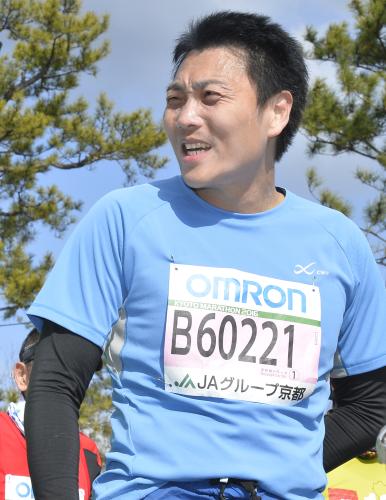 ＜京都マラソン２０１６＞京都マラソンに挑戦し完走したお笑いコンビ「サバンナ」の八木