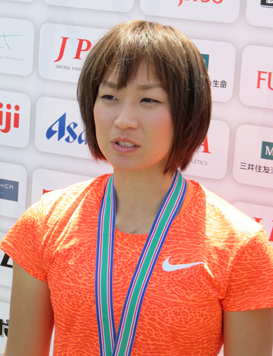 日本パラ陸上選手権の女子走り幅跳びで日本記録を更新した中西