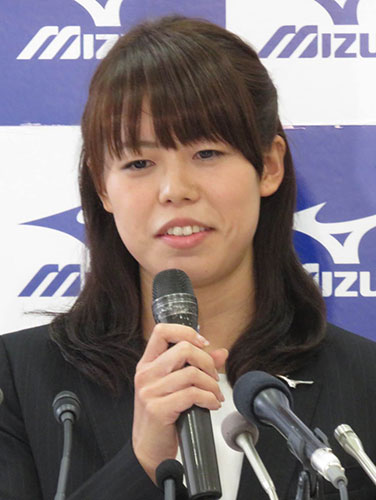 ４日の会見で現役引退を表明した競泳女子の星奈津美さん