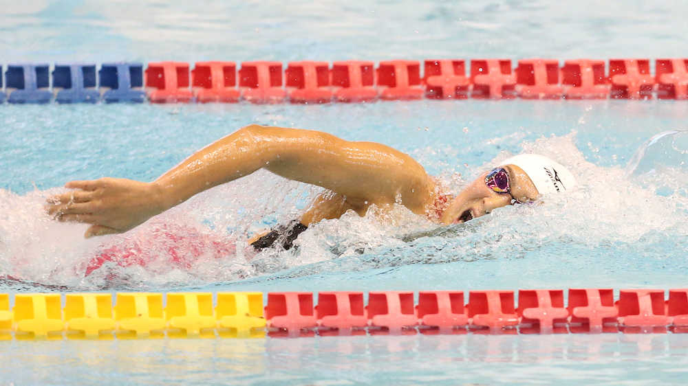 東京都選手権女子２００メートル自由形を日本新記録で制した池江璃花子