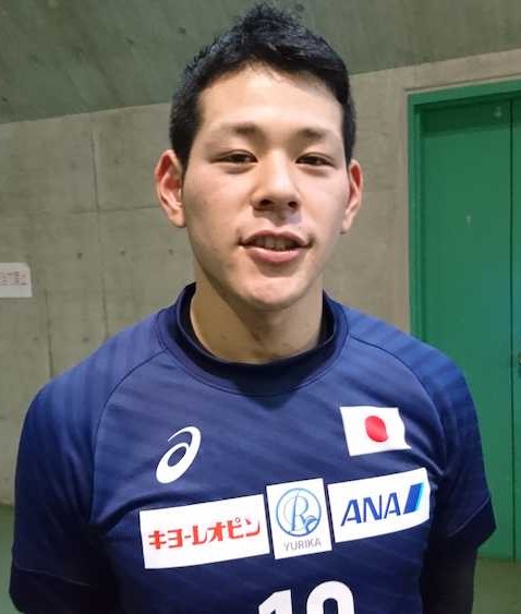 ハンドボールの日韓定期戦で、チーム最多の８得点を決めた日本代表の徳田新之介