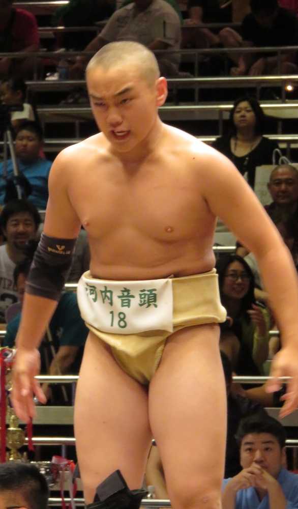 わんぱく相撲全国大会の６年横綱となった田崎