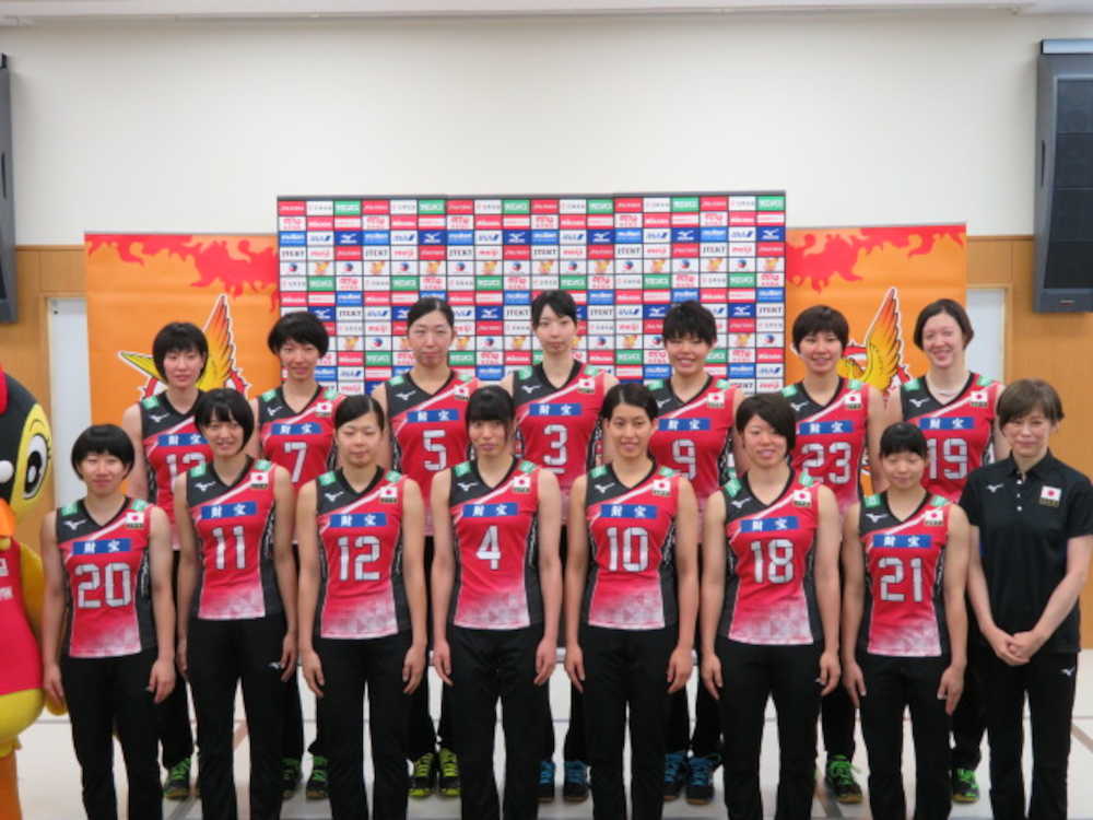 中田ジャパン 世界へ強気 女子バレー日本代表１４人発表 スポニチ Sponichi Annex スポーツ