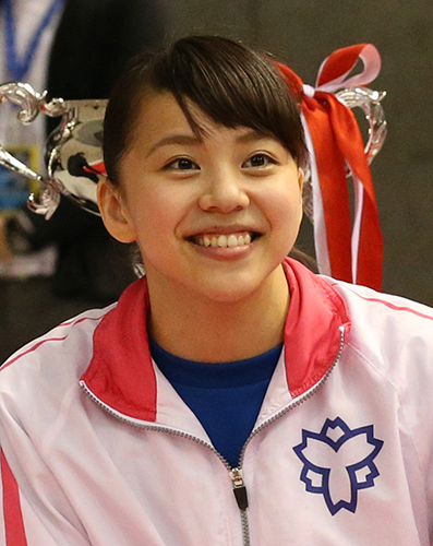 体操世界選手権の種目別女子床運動で金メダルに輝いた村上茉愛