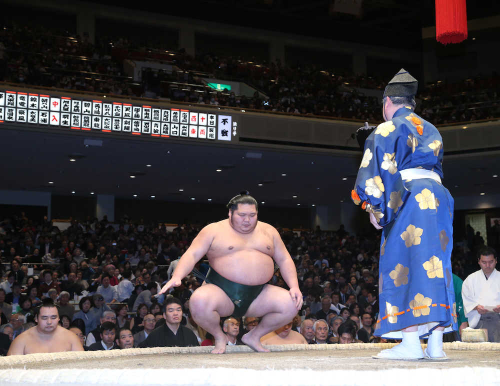 大相撲初場所６日目、稀勢の里の休場で不戦勝となった千代大龍