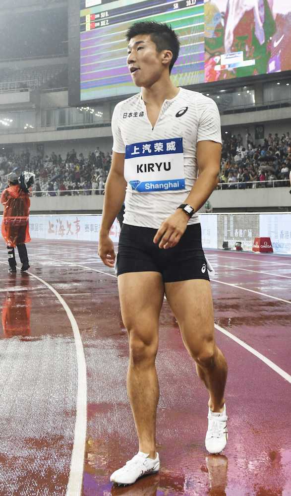 男子１００メートル　１０秒２６で最下位の９位だった桐生祥秀