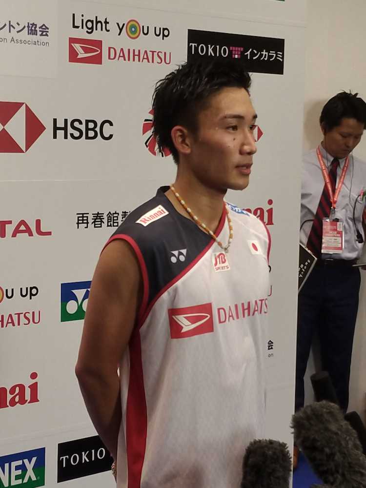 世界１位のアクセルセンを破り決勝進出を決めた桃田賢斗