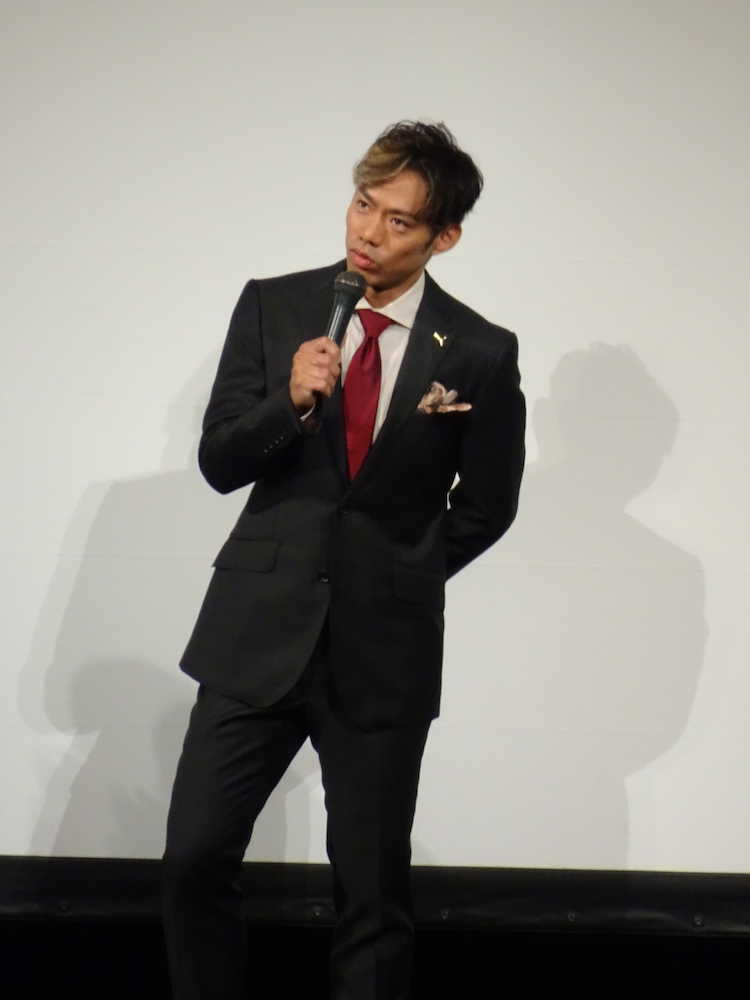 大阪市内のでのイベントに出席したフィギュアスケート男子の高橋大輔
