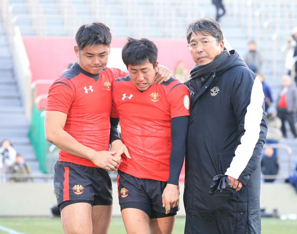 【画像・写真】帝京大Ｖ１０逃す　選手権不敗３９でストップ　ＳＯ北村の負傷交代響く