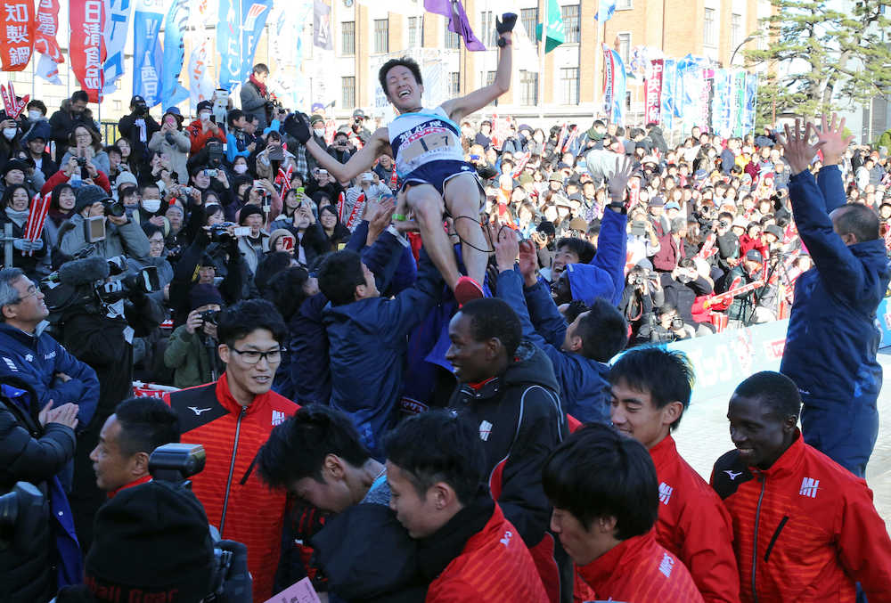 【画像・写真】“平成最後の駅伝王者”旭化成Ｖ３　大六野こん身スパートで決めた