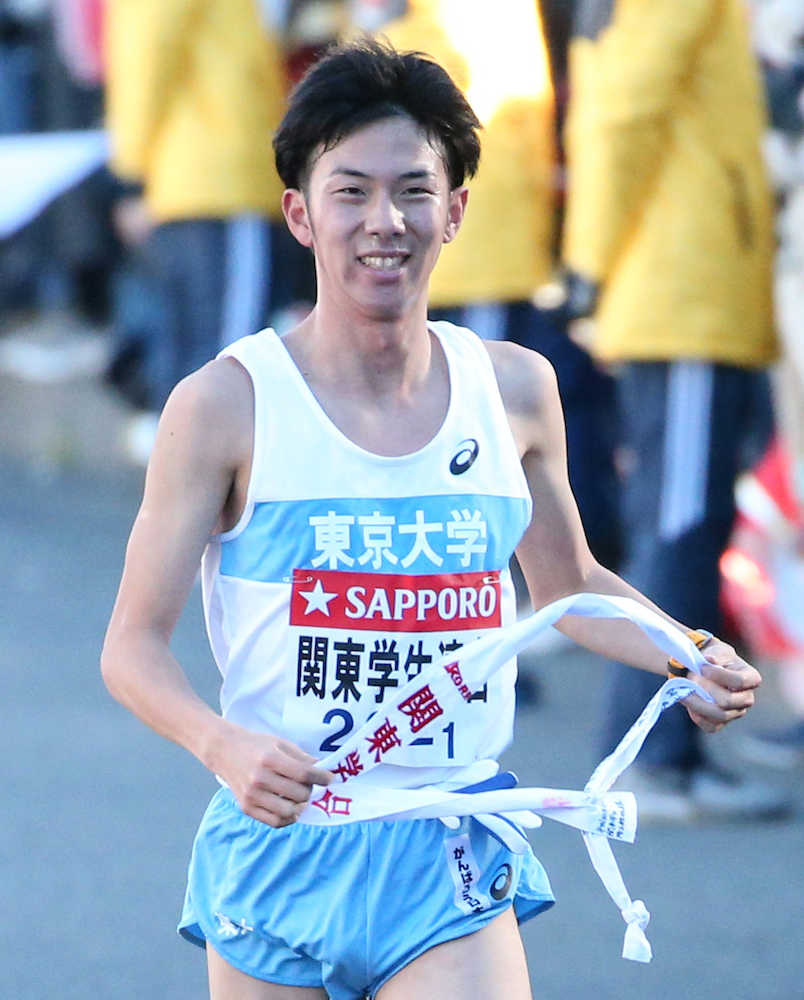 【画像・写真】東大ランナー１４年ぶりの箱根路　前回インフルで欠場の近藤「つらいレース」