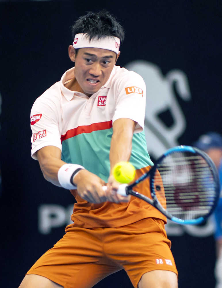 【画像・写真】錦織　２年ぶり決勝進出、１時間７分の圧勝劇「パーフェクト」