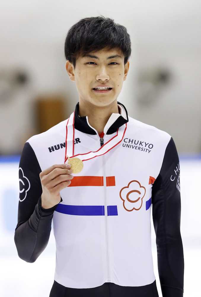 【画像・写真】男子は吉永が２冠　スピードスケート全日本選手権