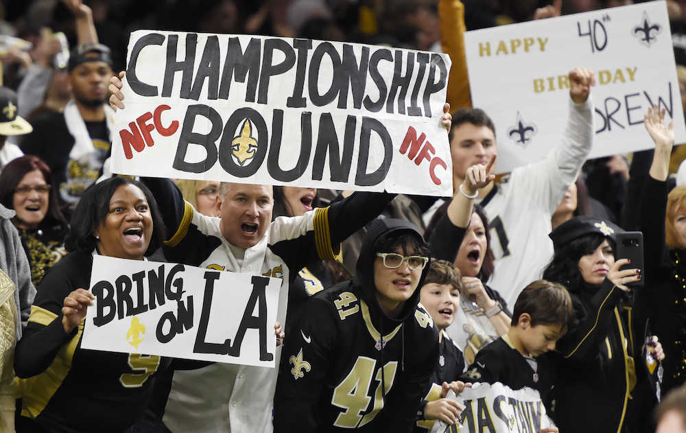 【画像・写真】セインツ９季ぶりにＮＦＣ決勝に進出　イーグルスは連覇ならず　土壇場で痛恨のインターセプト