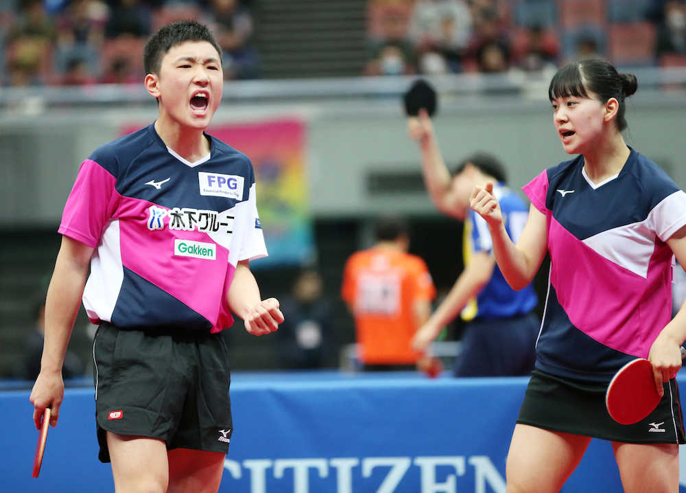 【画像・写真】張本妹・美和　美宇に並んだ小４最多記録、一般の部２勝