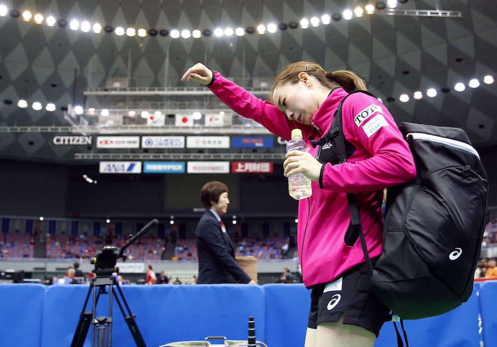 【画像・写真】佳純「優位に立てなかった」、８強逃すのは１３年ぶり