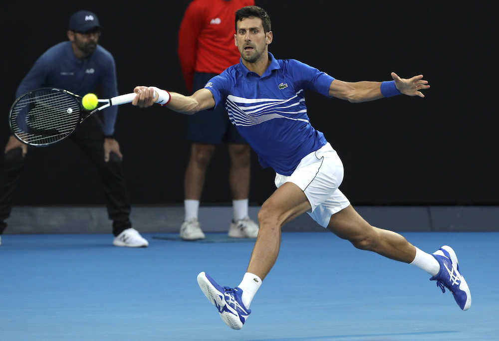 【画像・写真】ジョコビッチが４強入り、錦織棄権に「ケイの回復を願っている。深刻でないといいが」