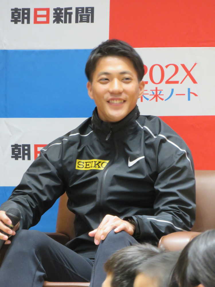 【画像・写真】東京五輪へ進化を！山県亮太　冬季練習で“武器”スタートに磨き