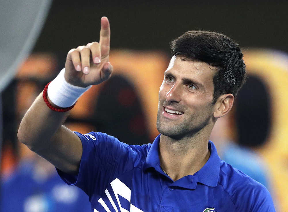 【画像・写真】ジョコビッチ　１時間半完勝で決勝進出「全てがうまくいった」