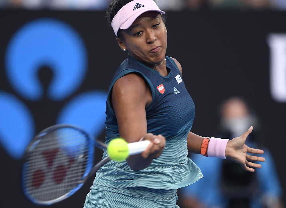 【画像・写真】大坂なおみ、第１セットをタイブレークで先取！　全豪オープン決勝