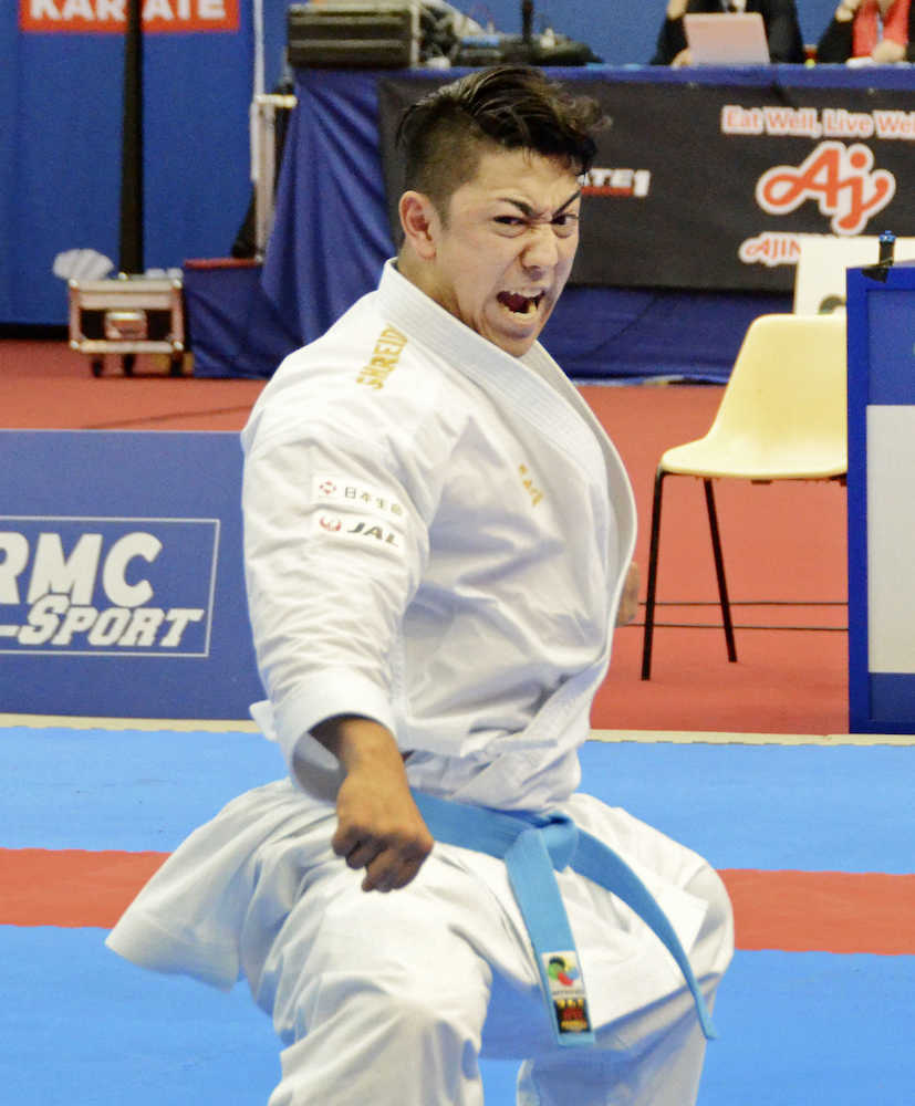 【画像・写真】形の男子は喜友名、女子は清水優勝　今大会から新ルール