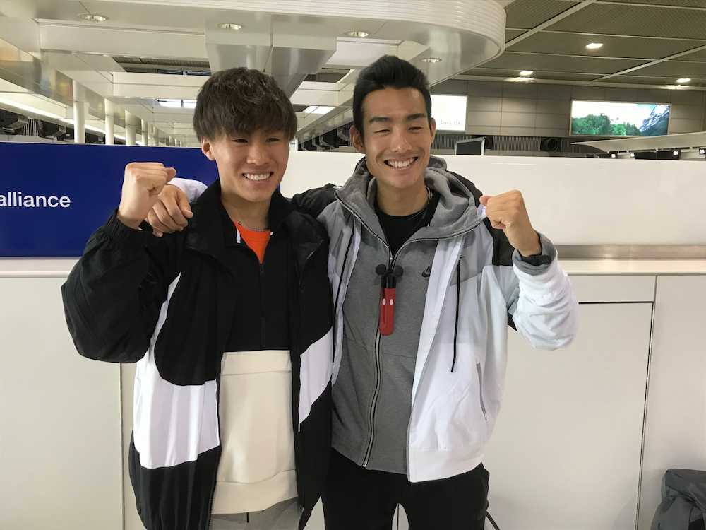 【画像・写真】東海大・鬼塚、米で“大迫塾”合同高地合宿へ館沢と出発「強さを感じたい」