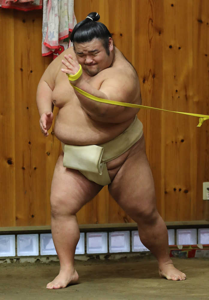 【画像・写真】貴景勝　昇進を懸ける春場所へ稽古再開「大関になる」と宣言！